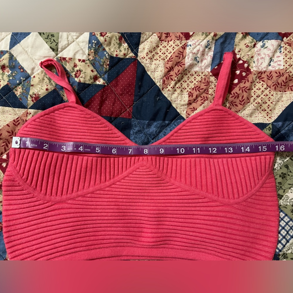 Aerie Crop Sweater Cami sz L - Picture 3 of 6